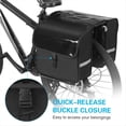 thumbnail image 3 of Bolsa de Lona Trasera para Bicicleta de 28 Litros, Impermeable, para Cuadro, para Ciclismo, para Uso Diario o Sillín, para Alforja de Bicicleta., 3 of 5