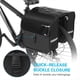 thumbnail image 3 of Bolsa de Lona Trasera para Bicicleta de 28 Litros, Impermeable, para Cuadro, para Ciclismo, para Uso Diario o Sillín, para Alforja de Bicicleta., 3 of 5
