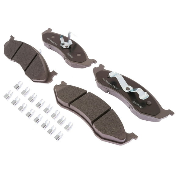 Disc Brake Pad Set Fits select: 1997-2006 JEEP WRANGLER / TJ, 1990-1995 JEEP WRANGLER / YJ