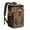 Orange and Brown, variant on Travel Cooler Bag - Pink Leopard Pattern Camping Beer Cooler Backpack with Bottle Opener- Waterproof Insulated Picnic Backpacks - Cooler Bag for Beach