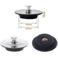 thumbnail image 3 of 42-45mm Stainless Steel Drain Plug for Bathtub, Sink, Kitchen & Bathroom, 3 of 5