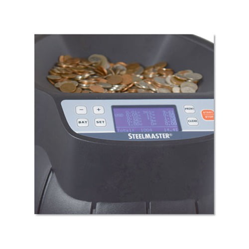 SteelMaster Coin Counter/Sorter DMi EA Pennies through Dollar Coins 200200C 