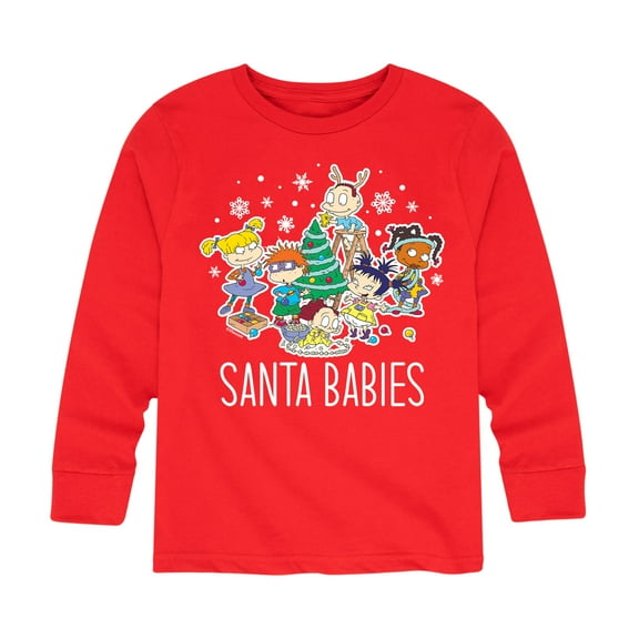 Rugrats - Toddler And Youth Holiday Long Sleeve Graphic T-Shirts