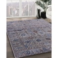 thumbnail image 3 of Ahgly Company Machine Washable Indoor Rectangle Industrial Modern Carbon Gray Area Rugs, 5' x 8', 3 of 7
