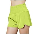 thumbnail image 2 of Nuoqisi Running Shorts for Women Summer Quick Dry High Waisted Elastic Waist Athletic Short 2 in 1 Workout Gym Shorts 2026, 2 of 6