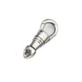 thumbnail image 1 of Yuarrent Gancho de anillo con cierre de Metal, Clip de resorte, colgador de acero inoxidable, mano de obra fina, accesorio DIY a prueba de herrumbre, Kit Artesanía Plata Yuarrent HA073932-02, 1 of 6
