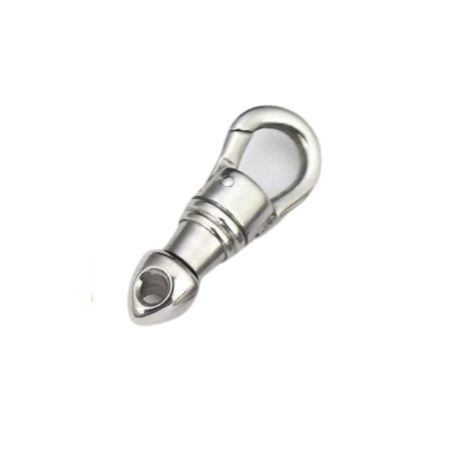 Yuarrent Gancho de anillo con cierre de Metal, Clip de resorte, colgador de acero inoxidable, mano de obra fina, accesorio DIY a prueba de herrumbre, Kit Artesanía Plata Yuarrent HA073932-02