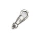 thumbnail image 1 of Advancent Broche de metal Anillo Gancho Clip de resorte Acero inoxidable Decorativo a prueba de óxido de larga duración DIY Prop Kit de Artesanía Plata, 1 of 6