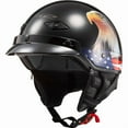 thumbnail image 2 of LS2 Helmets Bagger Fiberglass Motorcycle Half Helmet, Murica Eagle 568-3103 (M), 2 of 2