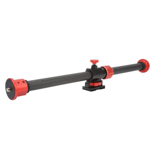 Tripod Boom Arm, Tripod Extension Arm 3/8 Inch Screw Carbon Fiber 360 Degree Rotating Double Lock For Camera