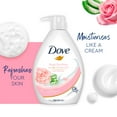 thumbnail image 3 of Dove Soothing Rose & Aloe Vera Body Wash Pump Bottle, Go Fresh Nourishing Shower Gel with Refreshing Scent, Skin Prebiotics Formula, Gentle & Mild Body Cleanser for Nourished & Smooth Skin, 33.8 oz, 3 of 5