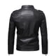 thumbnail image 1 of Chaqueta de piel y forro polar para hombre, chaqueta de moto, chaqueta de piel cálida Pompotops  oipoqjl13650, 1 of 7