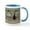 White/Blue Inside, variant on CafePress - Cajas Llamas Mugs - 11 oz Ceramic Mug - Novelty Coffee Tea Cup
