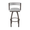 thumbnail image 5 of 861 Artemis 30" Swivel Bar Stool with Bronze Finish and Graph Alpine Seat and Back, 5 of 5