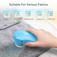 thumbnail image 3 of Aparatoo Fabric Shaver for Clothes with 3 Replaceable Blades Hair Remover USB Rechargeable, Sweater Shaver, Clothes Shaver, Hair Remover, Fabric Shaver Lint Remover for Clothes Furniture, 3 of 9