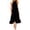 *Black, variant on ClodeEU Women's Halter Neck Smocked Waist Draped Maxi Dress with Ruffle Hem ,Casual Beach Vacation Dress Black,Women's Plus L