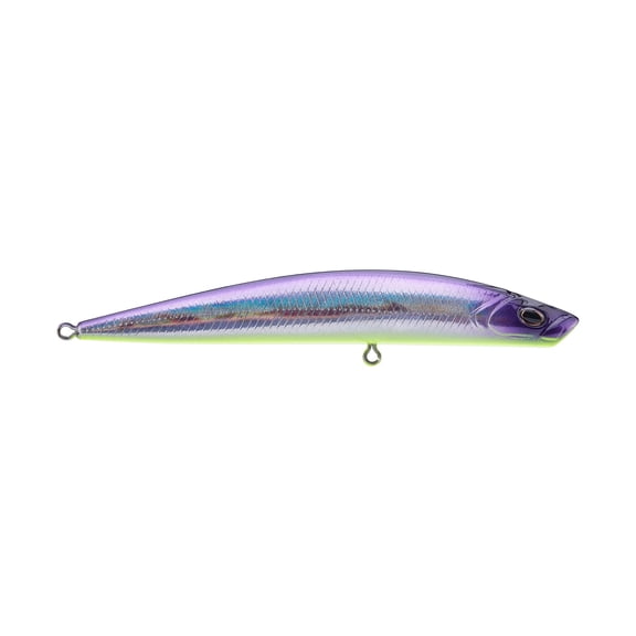 Berkley Finisher, 3.5 in, Glide Baits, Purple Slime (1 Count)