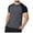 Grey, variant on Big and Tall Shirts for Men Male Slim Round Neck Short Sleeve Color Blocking Minimalist T Shirt Casual Bottoming Shirt Mens T Shirts Casual Mens Pack Large Tall Heart for Men Log Sleeve L