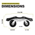 thumbnail image 3 of PRCTZ  Ab Wheel with Rotating Handle (White), 3 of 6