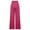 Hot Pink, variant on Women's Casual Autumn Straight Solid Color High Waist Suit Pants With Pocket Hot Pink M