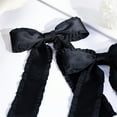 thumbnail image 7 of Triani 2Pcs Silky Satin Hair Bows Tassel Hair Ribbon Bowknot Hair Clips Barrettes Accessories for Girl with Long Tail for Any Occasion (Black), 7 of 7