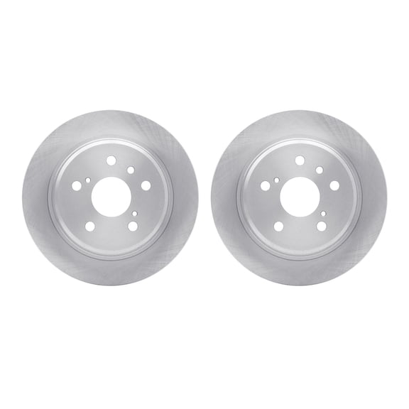 Dynamic Friction Company Rear Brake Rotors 6002-76064