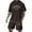 D115/Coffee, variant on Afdoent Mens Two Piece Outfits Men's For Casual Stylish Two Piece Set With Letter Printed Summer Fashion Versatile Design For Comfortable And Stretchy Suit Set Beach Clothes Fashion