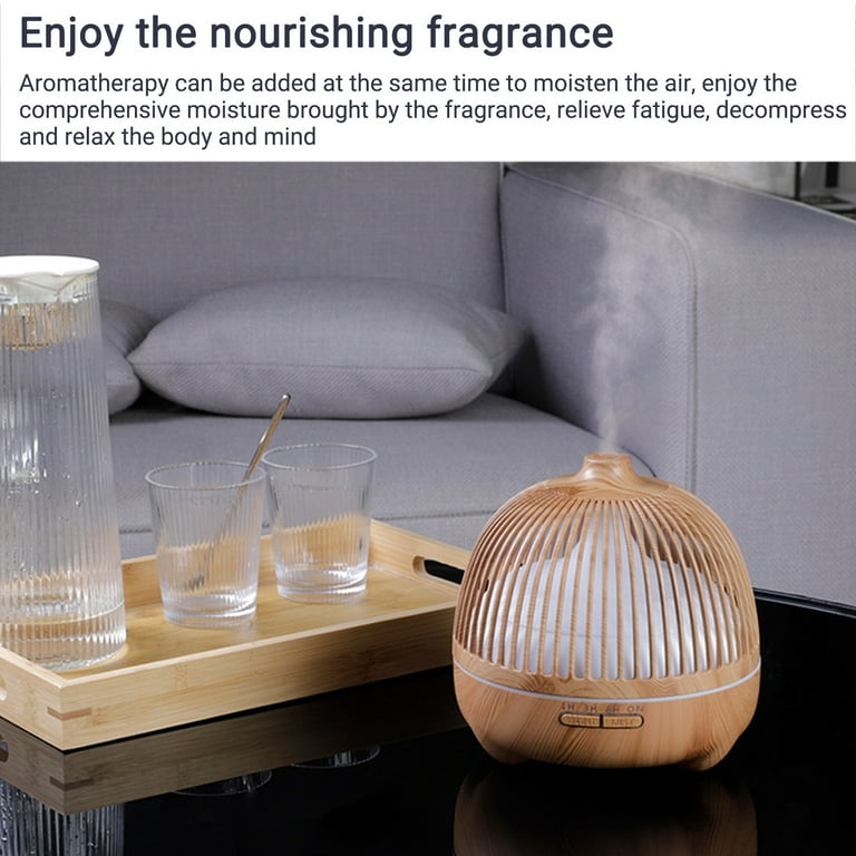 Essential Oil Diffuser Humidifier for Home: 400ml Aromatherapy Air  Diffusers for Large Room - Electric Ultrasonic Aroma Vaporizer for Bedroom  - Cool