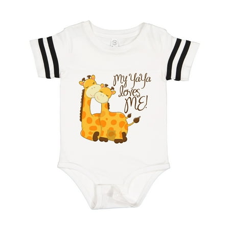 

Inktastic My Yaya Loves Me! Gift Baby Boy or Baby Girl Bodysuit