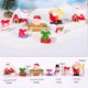 thumbnail image 1 of Mini muñeco de nieve amantes figura de hadas Santa Claus miniatura figuritas decoración de navidad regalos de navidad Festival DIY decoración del hogar, 1 of 4