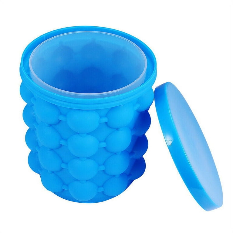 Summer Ice Maker Mold Silicone Ice Bucket Space Saving Ice Mold Tray Tool