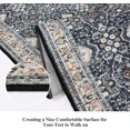 thumbnail image 3 of SHILIU-Non Slip Runners for Hallways,Washable Hallway Runner Rug,Long Ultra Soft Kitchen Runner Rug,Non Shedding Accent Farmhouse Runner Rugs (Black, 2 X 3), 3 of 4