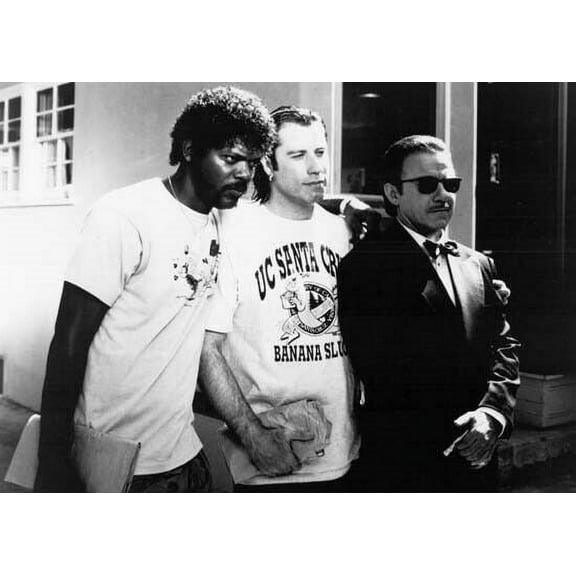 Pulp Fiction Samuel L. Jackson John Travolta Harvey Keitel 5x7 inch photo