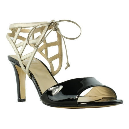 Amalfi Pumps - Amalfi Womens Black Open Toe Heels Size 9 New