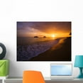 thumbnail image 1 of Sunrise Lanikai Beach Hawaii Wall Mural by Wallmonkeys Peel and Stick Graphic (24 in W x 17 in H) WM160745, 1 of 4
