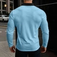 thumbnail image 5 of Guluxicc Men's Henley Shirts Pullover Long Sleeve Golf Shirts for Business Casual Office Everyday Fall Winter Shirts, 5 of 5