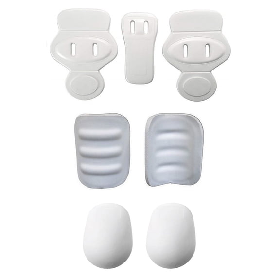 Martin ADULT Football 7-Piece Slotted Pad Set - 2 Knees 2 Thighs 2 Hips 1 Tail