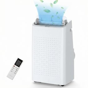 14,000 BTUs Portable Air Conditioner, Room Air Conditioner with Cooling, Dehumidifier, Fan