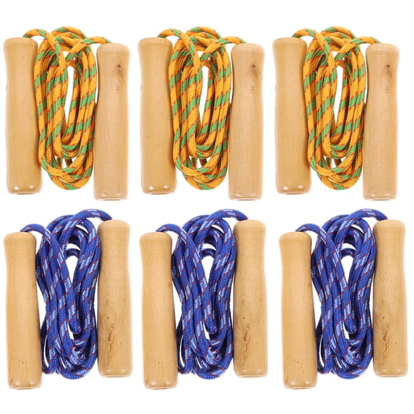 Miangastore 6 Pcs Corde à Sauter pour Perte de Poids Corde de Saut Entraînement Physique Corde de Saut Extérieure Accessoire Sportif