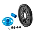 thumbnail image 3 of Almencla Metal RC Gears RC High Speed Gear Set Spare Parts RC Replacement for TT02 54500 Model Vehicles RC Crawler 1:10 DIY Accs 63T, 3 of 8
