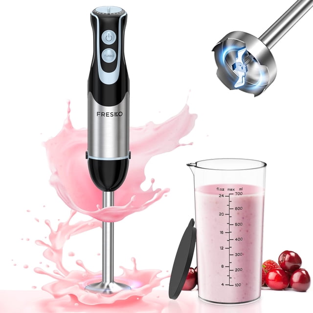 Licuadora de mano Fresko FRESKO 500 W, 12 velocidades con vaso de 700 ml