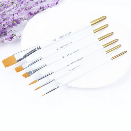 Professional 6pcs Paint Brushes for Artist Acrylic Oil Watercolors (Best Artist Brushes For Acrylics)