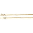 thumbnail image 4 of 18" 2 mm Rolo Chain in 14k Yellow Gold, 4 of 4