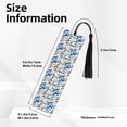 thumbnail image 3 of Kdxio Marine Animals Print Metal Tassel Bookmarks,Perfect Gift for Art Lovers and Bookworms Metal Bookmarks for Women, 3 of 8