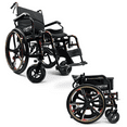 thumbnail image 1 of Fauteuil Roulant Autopropulsé Léger et Pliable - Fauteuils de Transfert Autopropulsés - X-1 SE / Rouge, 1 of 6