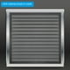 thumbnail image 5 of Uxcell 8"x8" Cubierta Magnética para Ventilación Paquete de 4 Cubiertas de Registros de Aire para Suelo y Pared Pantalla de Malla Fuerte Magnetismo Negro, 5 of 6
