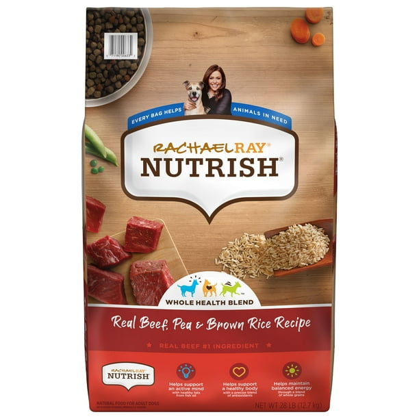 Rachael Ray Nutrish Real Beef, Pea & Brown Rice Recipe Dry Dog Food, 28 ...