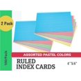thumbnail image 4 of Ru 4" x 6" Index s, orted Pastel, 100/Pack - 2 Pack, 4 of 5