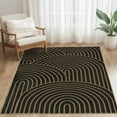 thumbnail image 3 of Modern Geometric Front Door Mat Indoor Outdoor 39.37x62.99 Inch Non Entryway Rug Washable Polyester Carpet for Living Room Patio Farmhouse Mud Dirt Trapper, 3 of 3