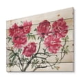 thumbnail image 2 of Designart 'Ancient Purple Azalea Flower' Traditional Print on Natural Pine Wood, 2 of 5
